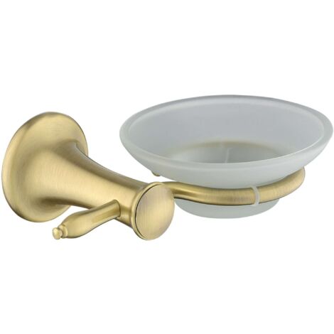 Novaservis Ferro Antica - Seifenspender mit Halter, mattiertes Glas/Bronze AAI02BR
