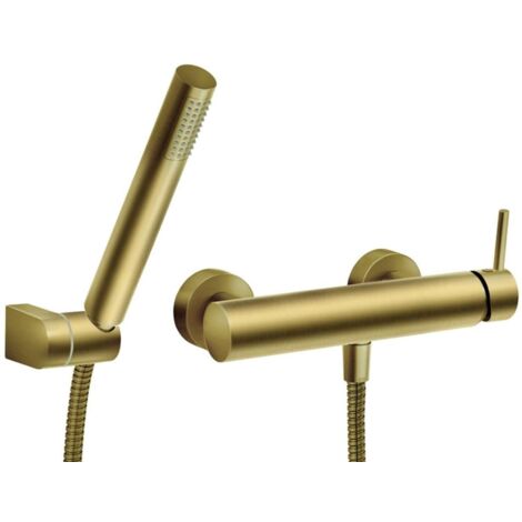 Novaservis Ferro Ciriculus - Duscharmatur mit Zubehör, gebürstetes Gold BCK77BG