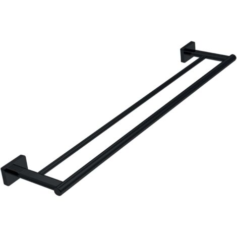 Novaservis Ferro Greta - Porta asciugamani, lunghezza 60 cm, nero opaco AGR10BL