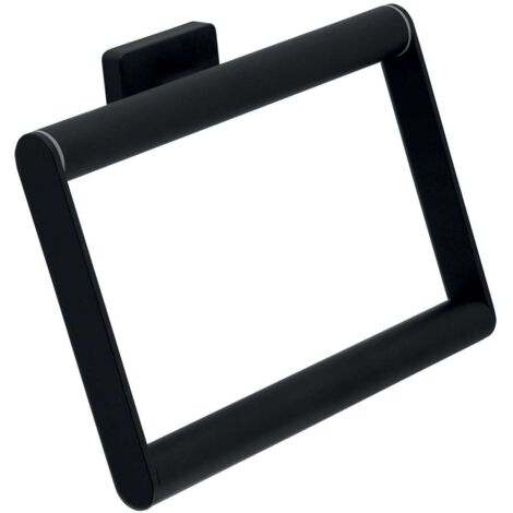 Novaservis Ferro Greta - Toallero, negro mate AGR11BL