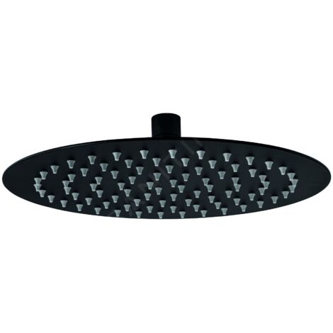 Novaservis Ferro - Pomme de douche, diamètre 250 mm, noir mat RUP/250,5