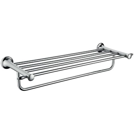 Novaservis Ferro Retro - Estante con toallero, longitud 66 cm, cromado ARE35