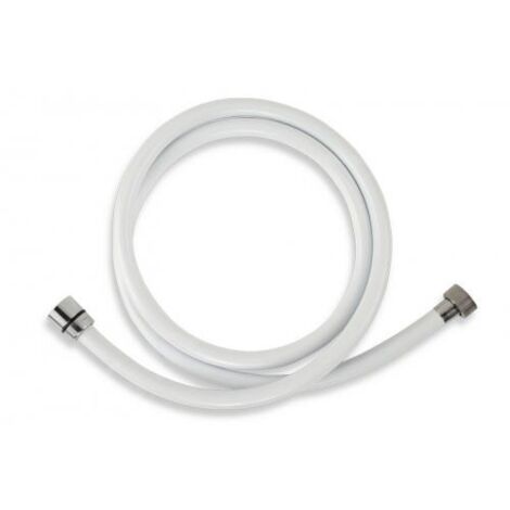 Novaservis Flexibles - Flexible de douche plastique 150 cm, blanc PVC/150,11