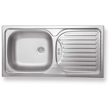 Novaservis Fregaderos - Fregadero 44x86 cm, acero inoxidable DR43/86