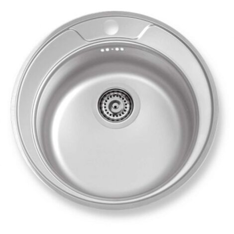 Novaservis Lavelli - Lavello, diametro 51 cm, acciaio inox DR51