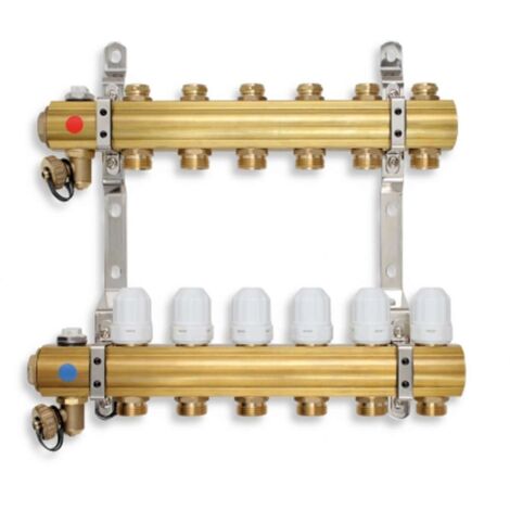 Novaservis Materiale idraulico - Manifold con comando, valvole termostatiche e meccaniche, 4 circuiti RZ04S