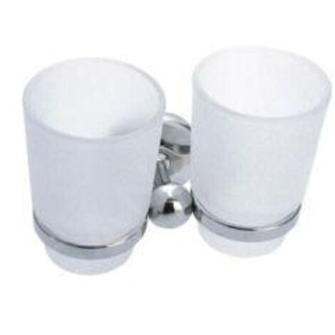 Novaservis Metalia 1 - Double support pour verres, chrome/verre 6157,0