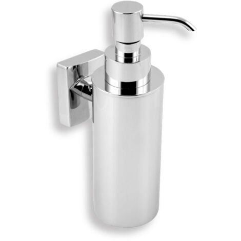 Novaservis Metalia 12 - Distributeur de savon avec support, verre/chrome 0277,0