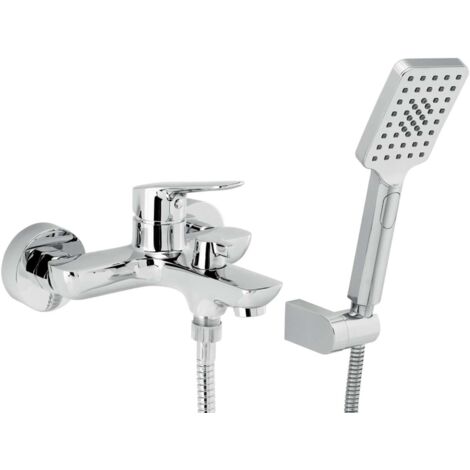 Novaservis Metalia 54 - Grifo de bañera con accesorios, Eco, cromo 54021,0