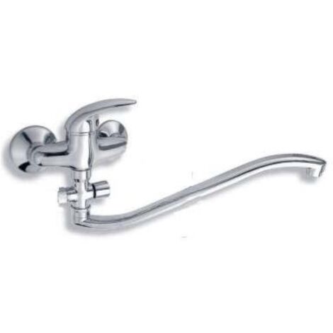 Novaservis Metalia 55 - Mélangeur bain mural sans accessoires 100 mm, chromé 55033/1,0