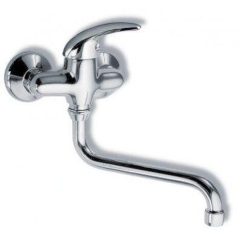 Novaservis Metalia 55 - Mélangeur lavabo mural 100 mm, chromé 55074/T,0