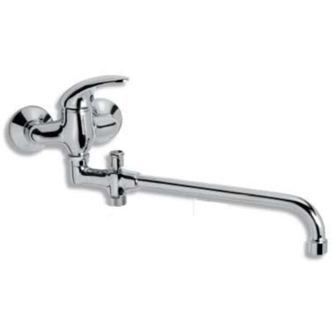 Novaservis Metalia 55 - Mezclador mural para bañera sin accesorios 100 mm, cromo 55037/1,0