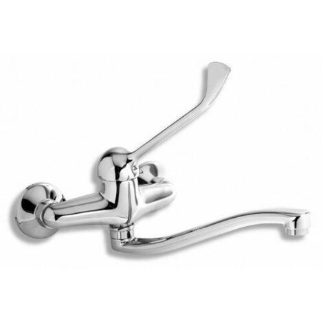 Novaservis Metalia 55 - Robinetterie d'évier, levier médical, chrome 55070L,0