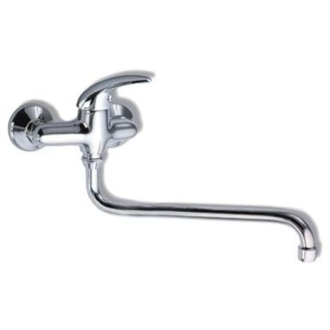 Novaservis Metalia 55 - Waschtisch-Wandbatterie 10 cm, Chrom 55079,0