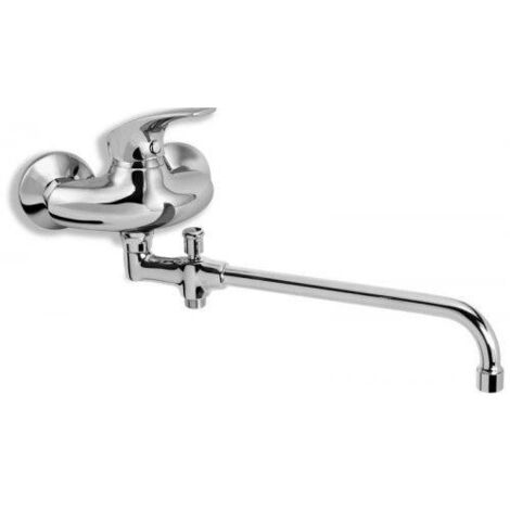 Novaservis Metalia 57 - Mélangeur bain mural sans accessoires 100 mm, chromé 57037/1,0