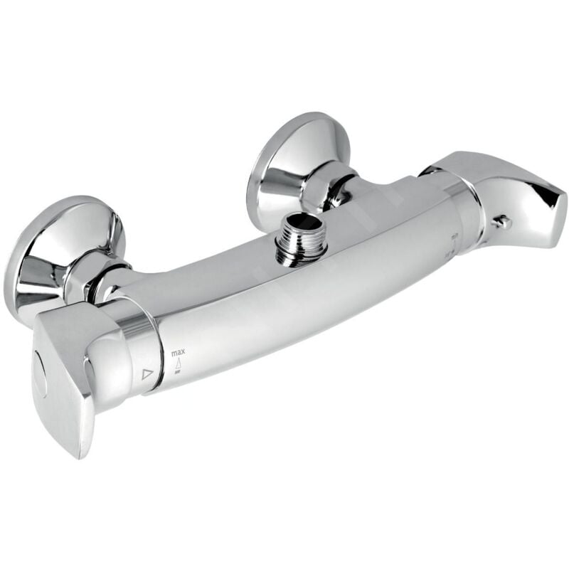 Metalia 57 - Mitigeur thermostatique de douche avec sortie supérieure, chrome 57962/1,0 - Novaservis