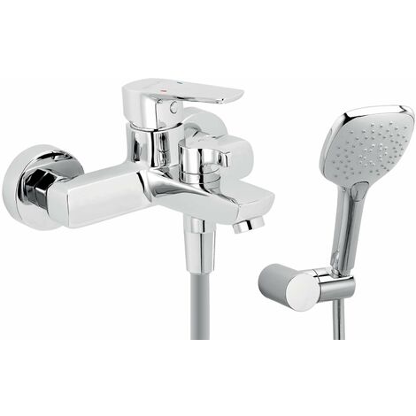 Novaservis Metalia 58 - Miscelatore per vasca da bagno, con accessori, cromo 58020,0