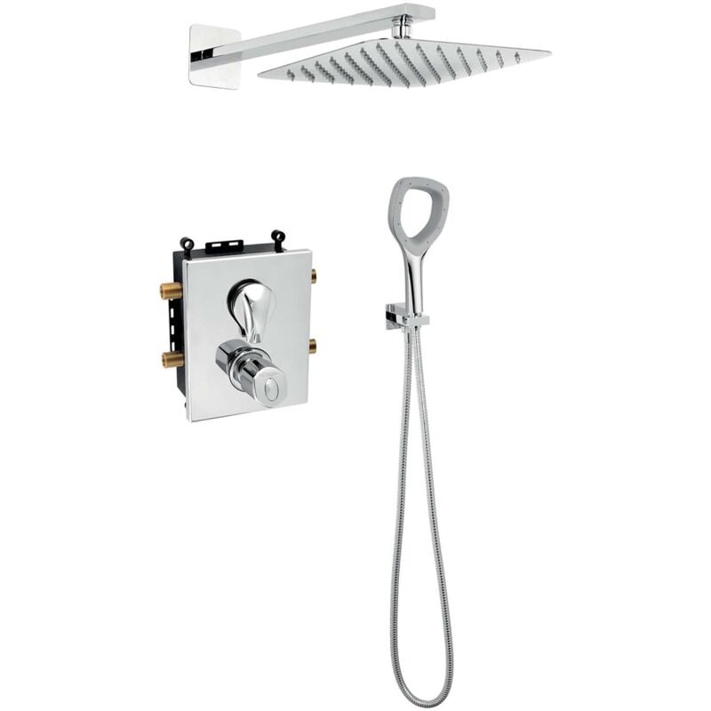 Novaservis - Metalia Eco+ - Colonne de douche 250 eco+ avec thermostat encastré, chrome SADAECO52RT