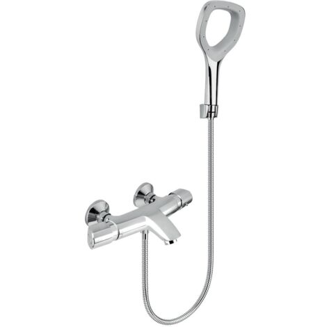 Novaservis Metalia Eco+ - Mitigeur thermostatique de baignoire ECO+ avec accessoires, chrome 57921,0E