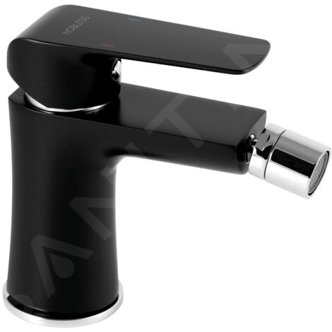 Novaservis Nobless Tina - Robinetterie de bidet avec vidage, noir mat 38011,5