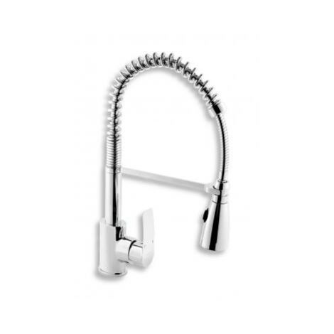 Novaservis Nobless Wat - Robinetterie d’évier avec bras flexible et douchette, chrome 40481,0