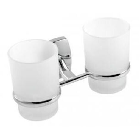 Novaservis Orfeus - Double support pour verres, chrome/verre 6957,0
