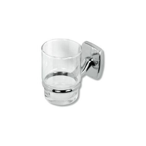 Novaservis Orfeus - Porte brosse à dents avec verre, chrome/verre 6906,0