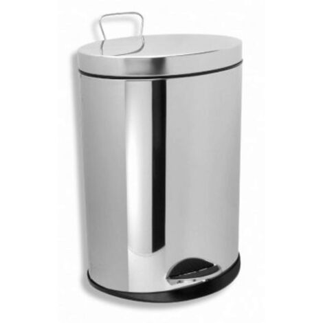 Novaservis - Poubelle ronde de 12 l, chrome 6161,0