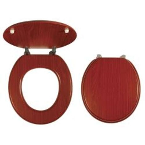 Novaservis Prestige - Abattant en bois plaqué, noyer lyre WC/ORECHLYRA