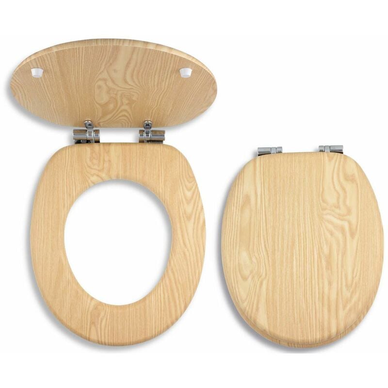 Novaservis - Prestige - Abattant wc softclose, bois plaqué, frêne wc/softjasan