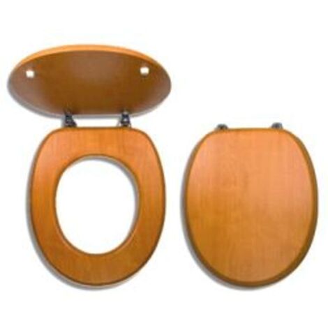 Novaservis Prestige - Sedile impiallacciato in legno, noce chiaro WC/ORECH