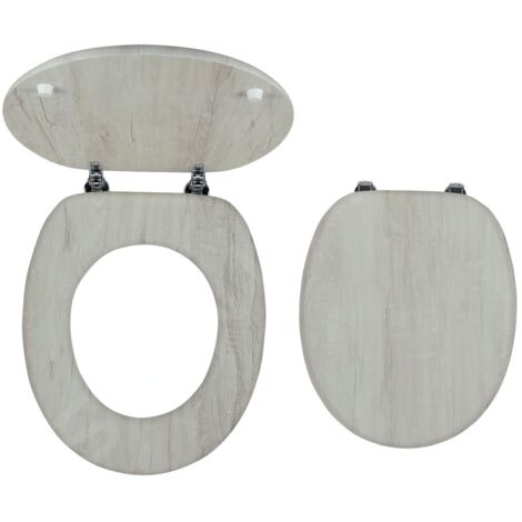 Novaservis Prestige - Siège de toilette, MDF, placage WC/DUBVELVET