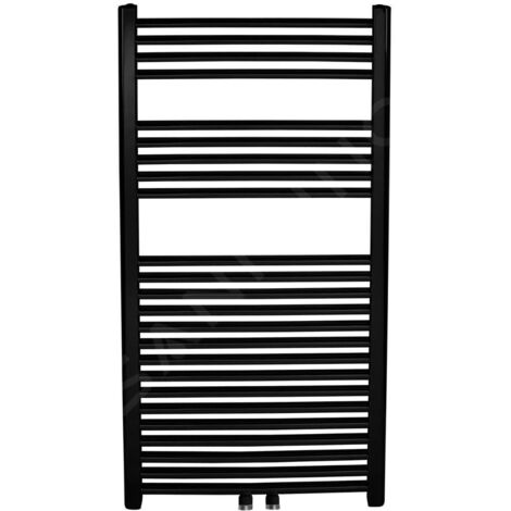 Novaservis Radiateurs - Elément chauffant droit 1200 mm, noir mat 600/1200/RS,5
