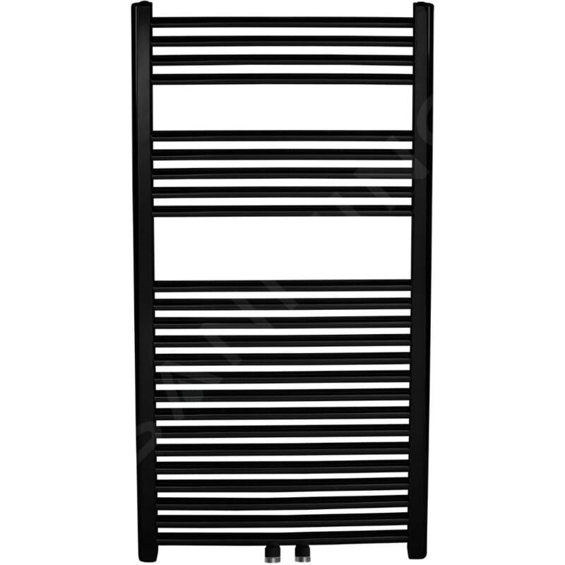 Radiateurs - Elément chauffant droit 1800 mm, noir mat 600/1800/RS,5 - Novaservis