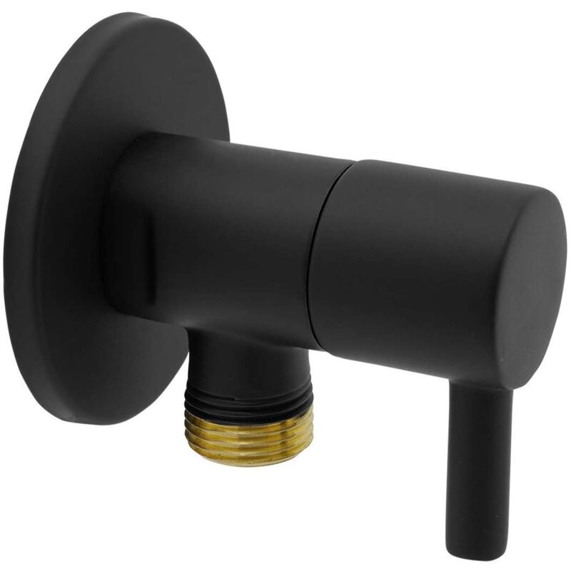 Novaservis - Robinets d'angle - Robinet d'arrêt, noir mat Z295-BL