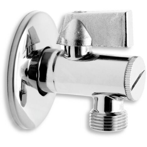 Novaservis Robinets d’angle - Vanne d'angle avec filtre, aluminium/chrome CF3008/10