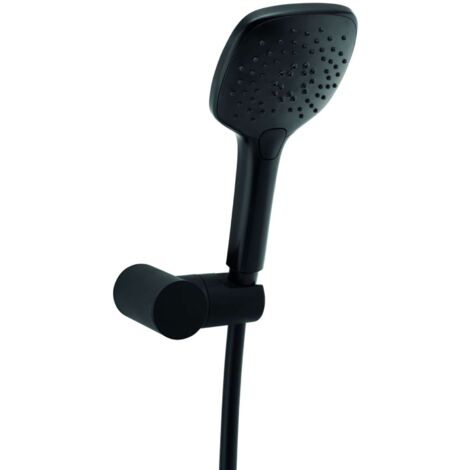 Novaservis Set doccia - Set doccetta, supporto e flessibile, nero opaco MINI201,5