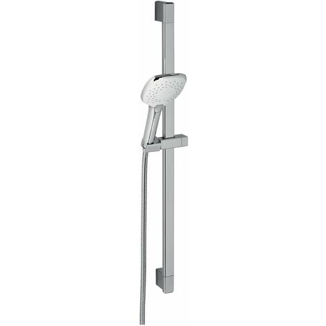 Novaservis Sets de douche - Set de pommeau de douche, support, barre et flexible, chrome KIT201,0