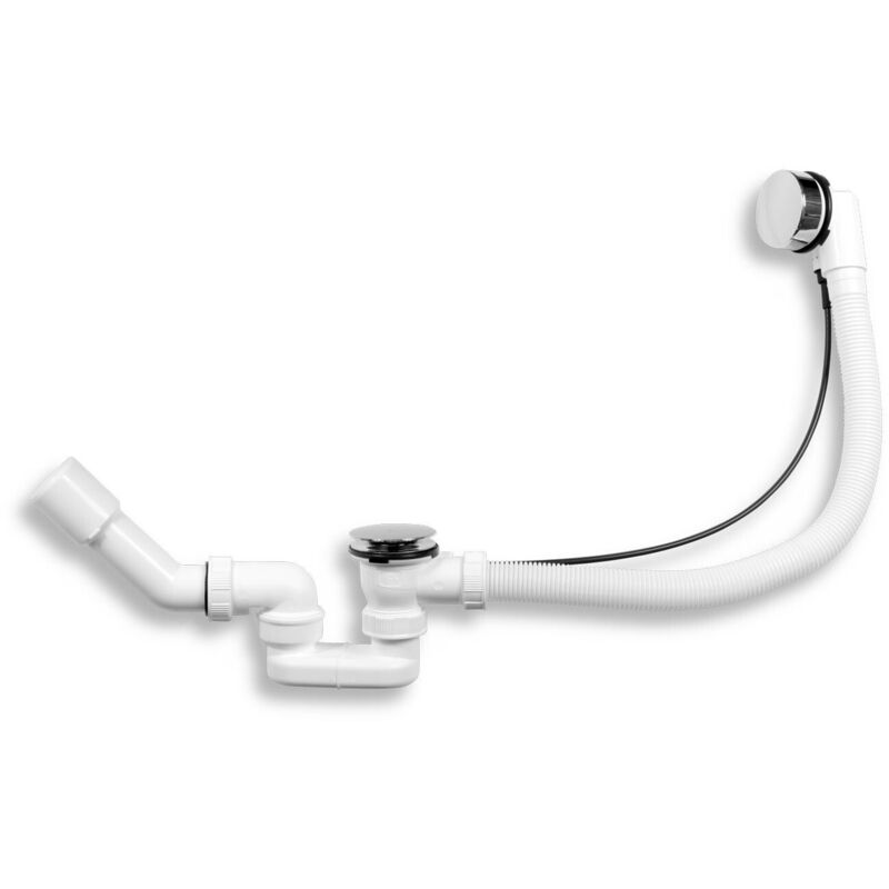 Siphons - Kit de vidange pour baignoire, chrome 486,0 - Novaservis