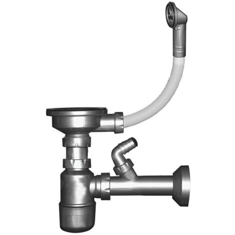 Novaservis Siphons - Siphon d'évier avec trop-plein NSP51