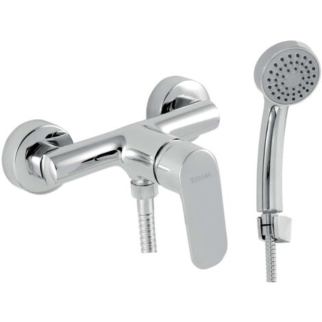 Novaservis Titania Cosmos - Miscelatore per doccia con accessori, cromo 90261,0E