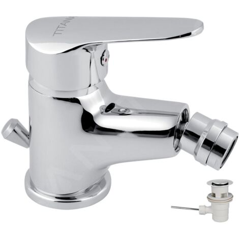 Novaservis Titania Iris New - Robinetterie de bidet avec vidage, chrome 94411,0
