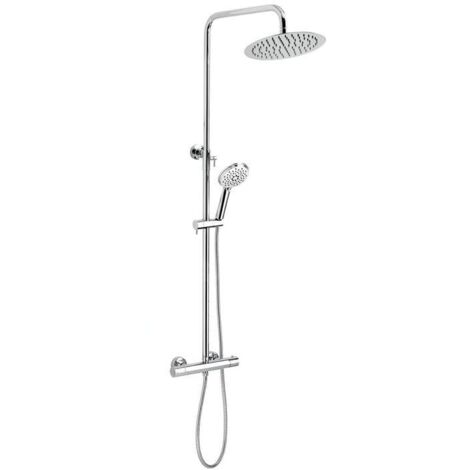 Novaservis Titania Pure - Ensemble de douche avec thermostat, diamètre 25 cm, chrome SET032/TER,0