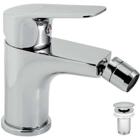 Novaservis Titania Pure - Grifo de bidé, con desagüe, cromo 90311,0