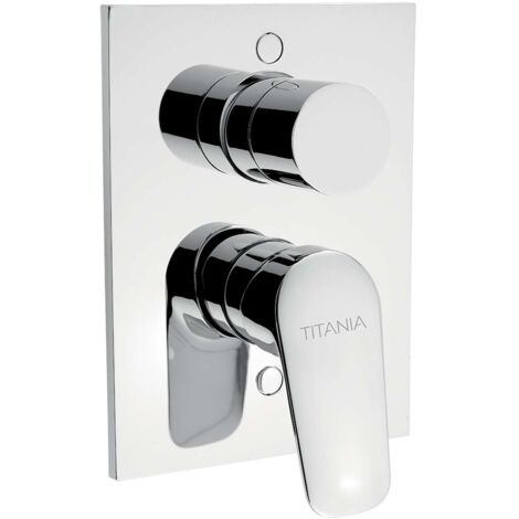 Novaservis Titania Pure - Mezclador empotrado con cuerpo incluido, cromado 90350R,0