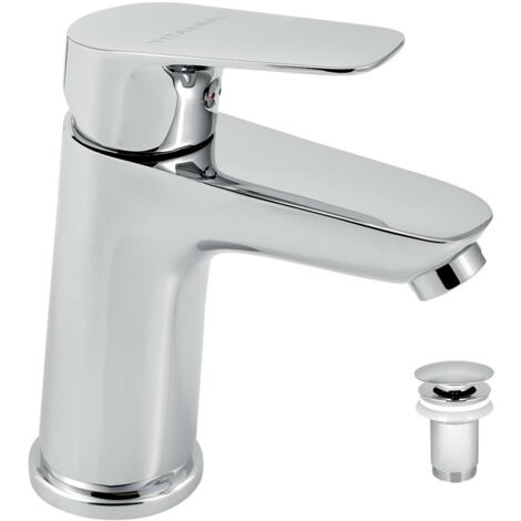 Novaservis Titania Pure - Miscelatore da lavabo con piletta Click-Clack, cromo 90303,0