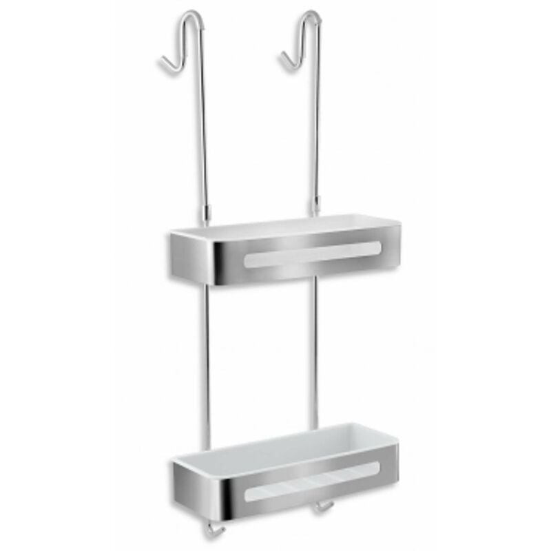 Titania Yacore - Double étagère, inox brossé 65575,4 - Novaservis