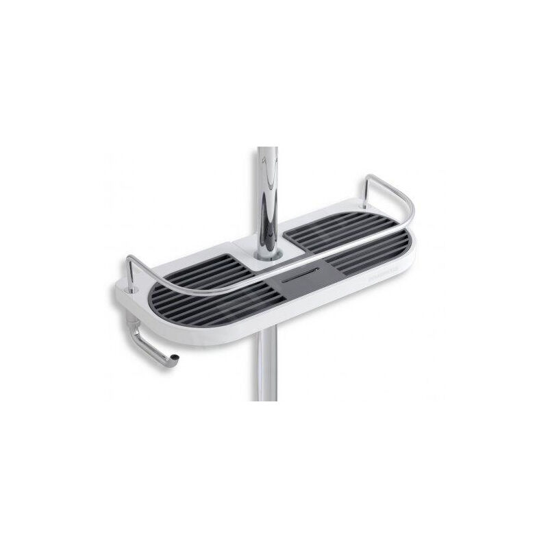 Novaservis - titania yacore - tablette universelle avec support coulissant de douche, plastique 65580,1
