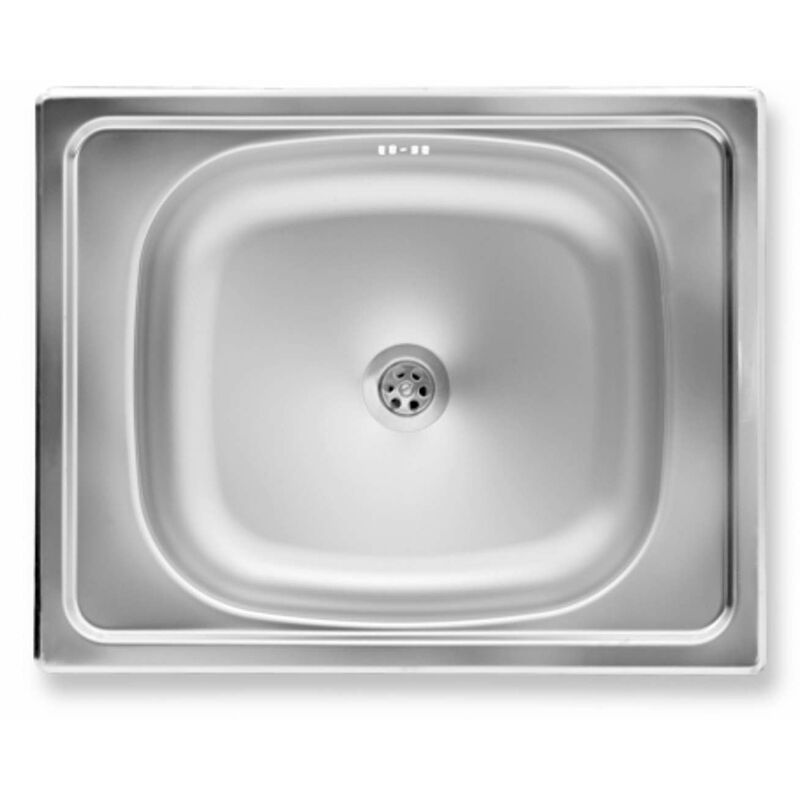 Novaservis - viers - Évier 40x50 cm, avec trop-plein, inox DR40/50A