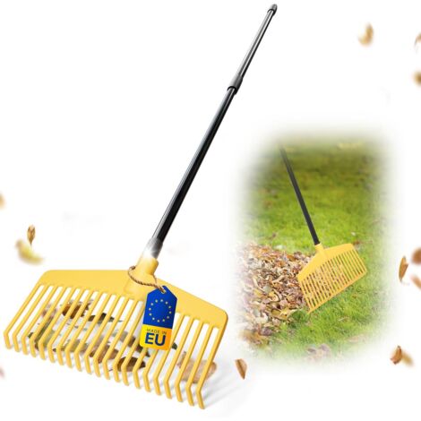 Novatool Gartenpflege-Sets Laubrechen mit Teleskopstiel